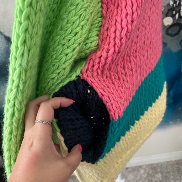 Vici | Colorblock Pocketed Soft Knit Cardigan - Picture 7 of 8